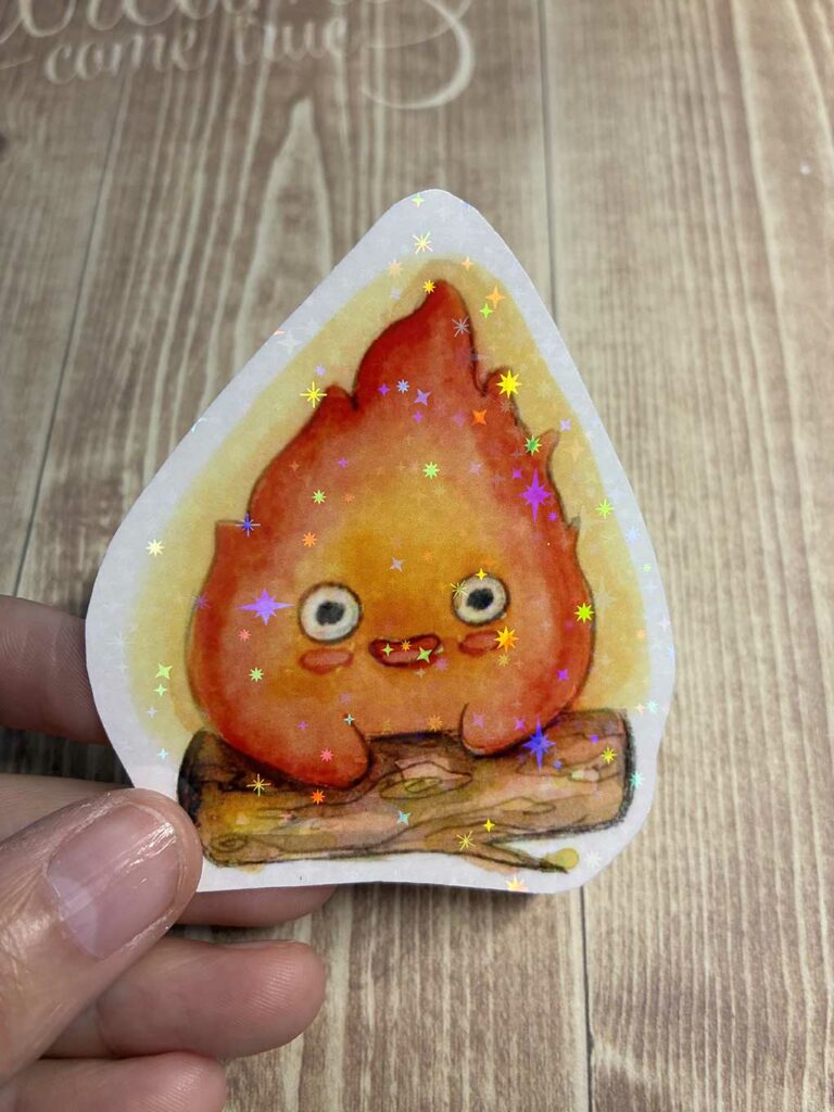 Sticker Calcifer Cupcanvas