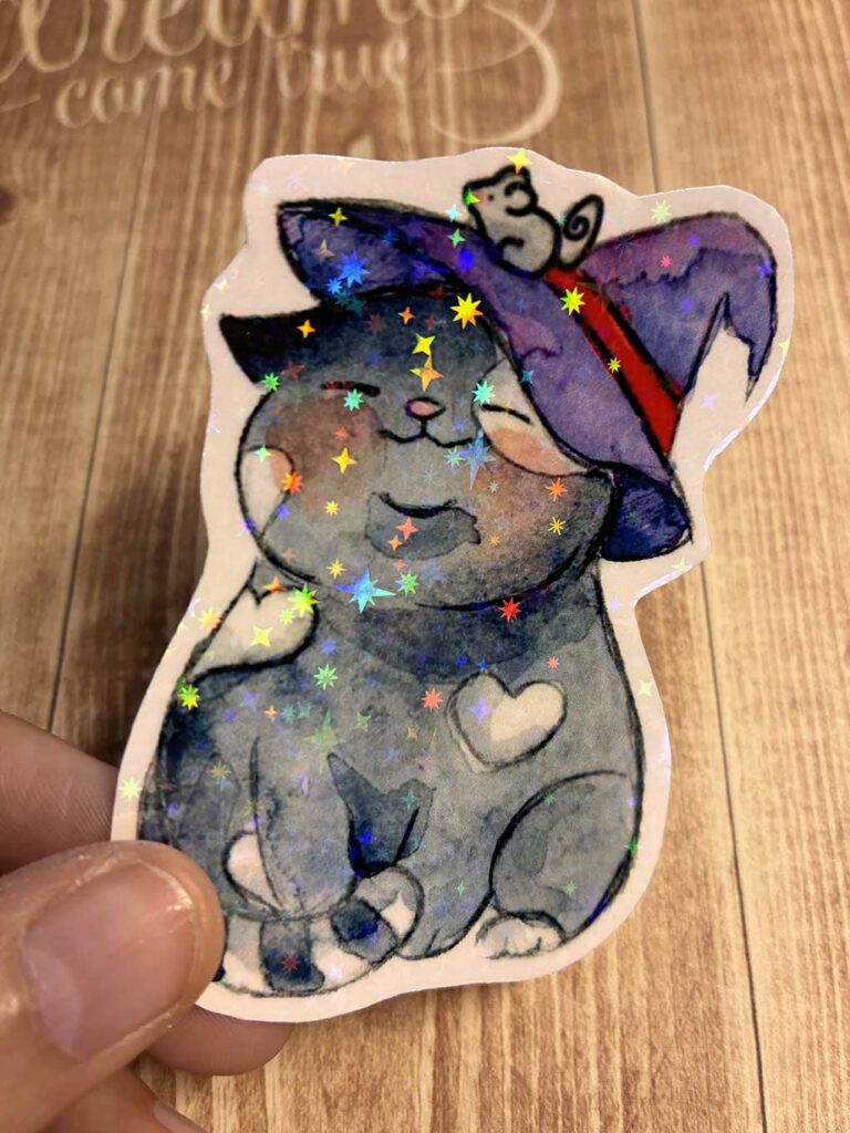 Sticker Gato Cupcanvas