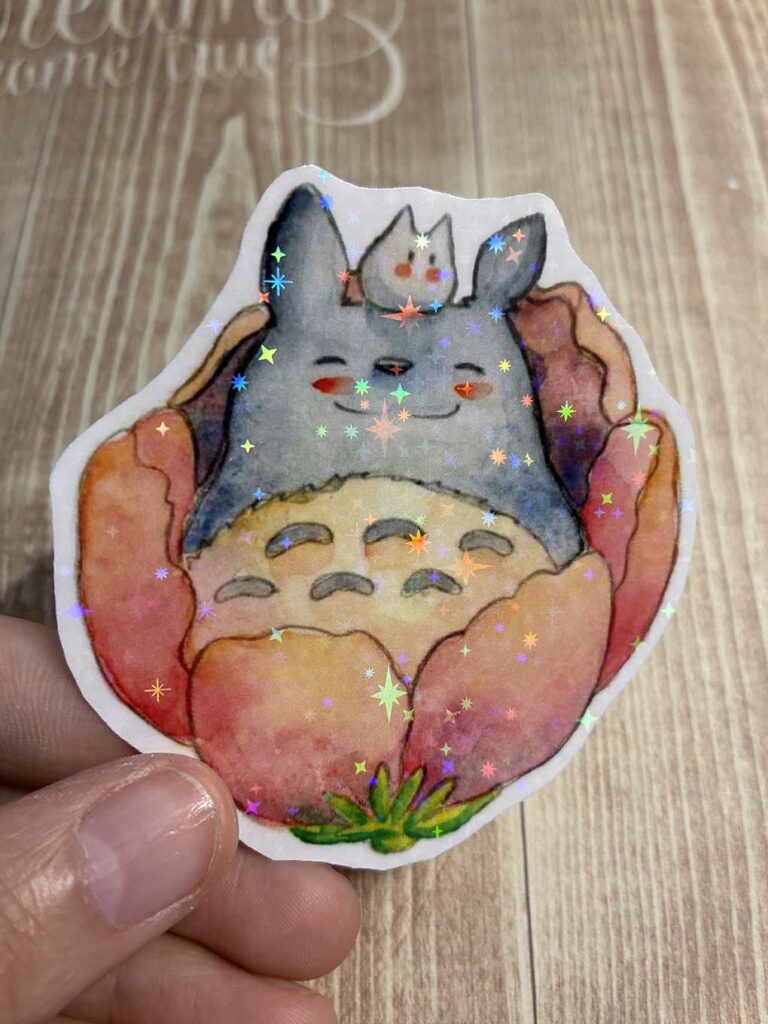 Sticker Totoro Cupcanvas