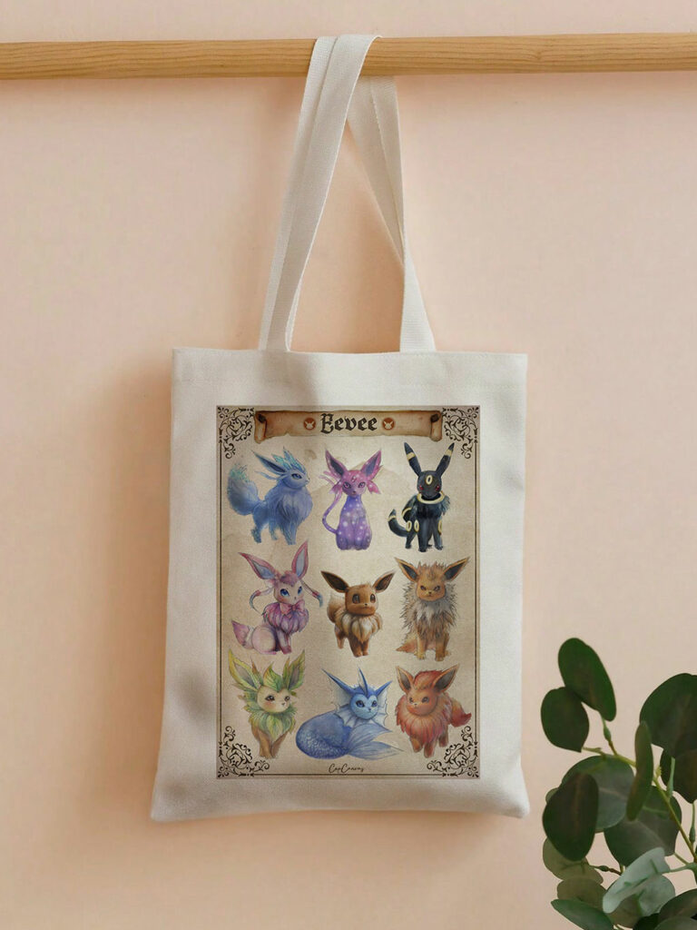 Totebag CupCanvas Pokemon Eevee