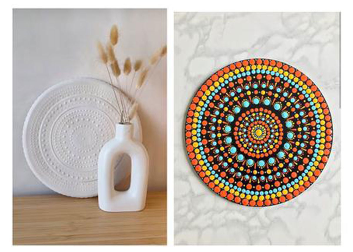 Crea tu propio Mandala de escayola