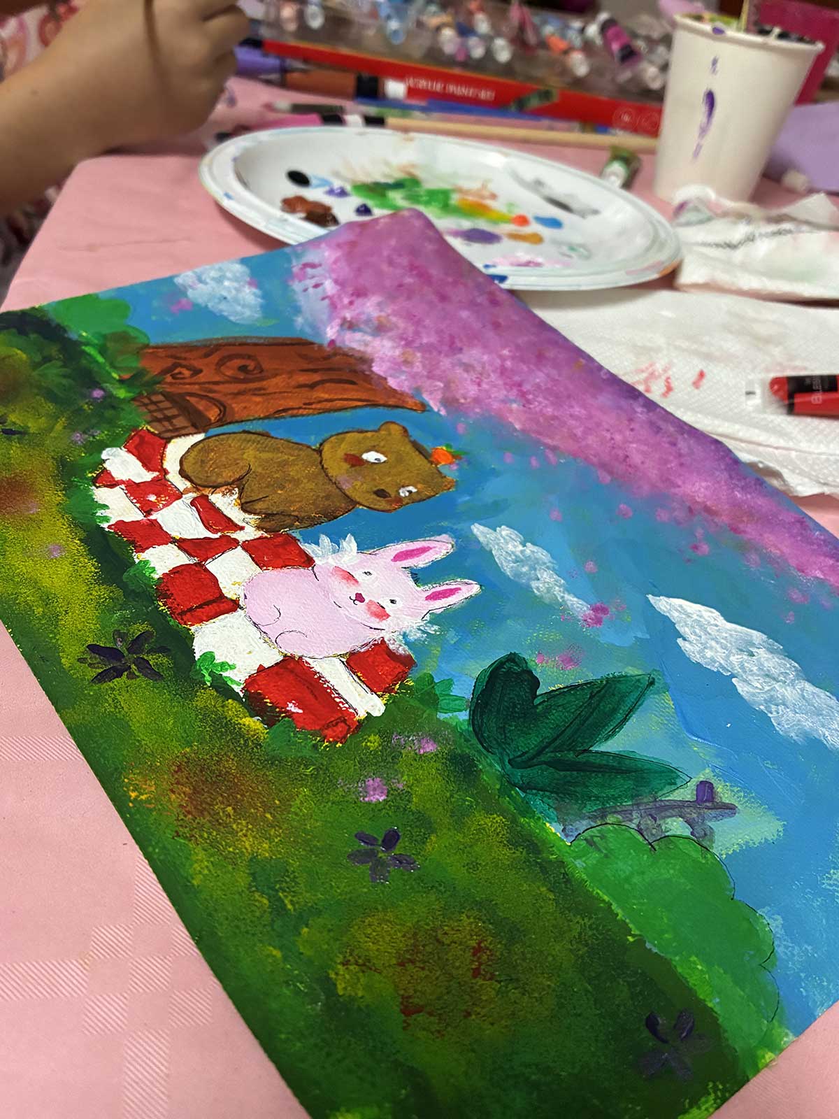 Cursos creativos CupCanvas peque artista dibujo pinturas