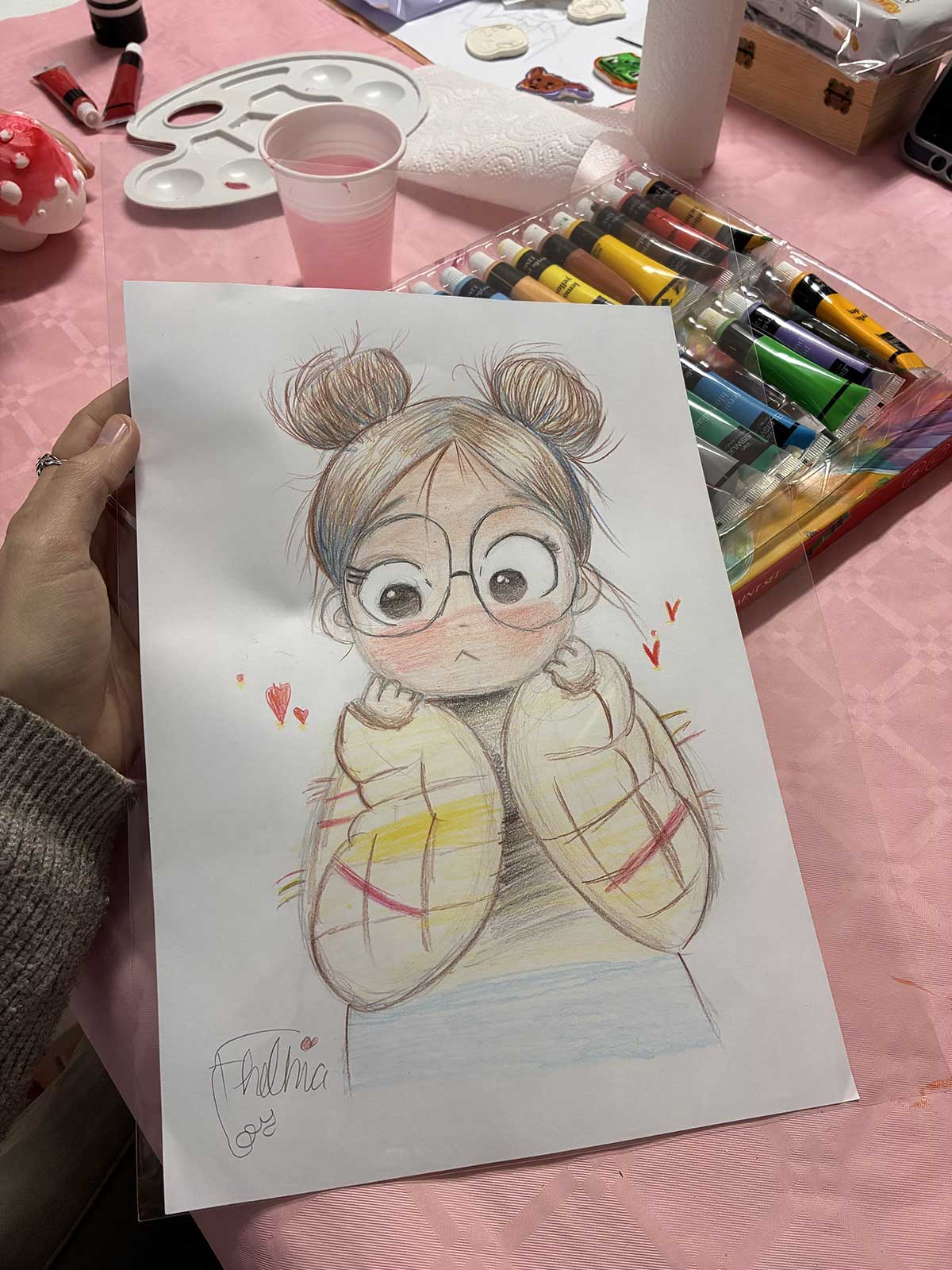 Cursos creativos CupCanvas peque artista dibujo