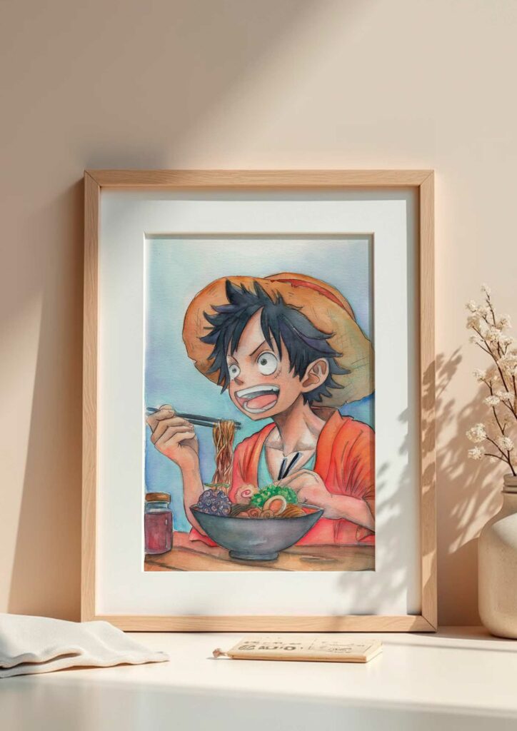 Lámina A3 - Luffy