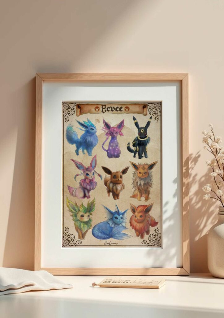 Lámina A3 - Pokemon Eevee