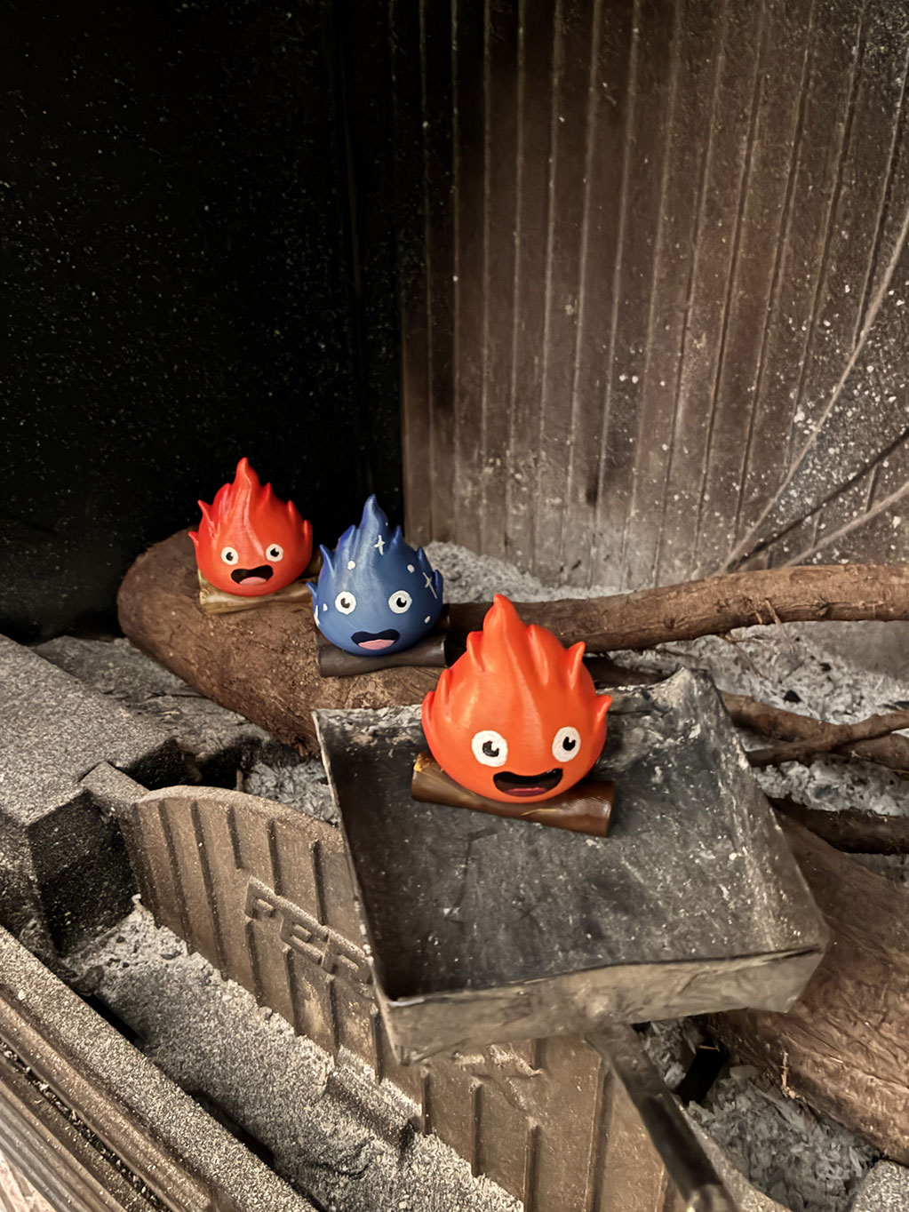 taller CupCanvas pintar figuras 3D calcifer