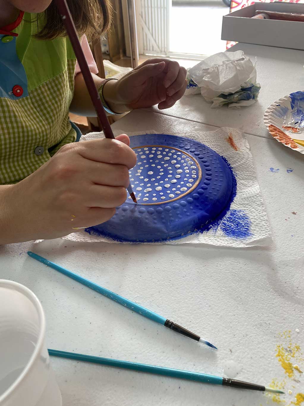 taller CupCanvas pintando mandalas