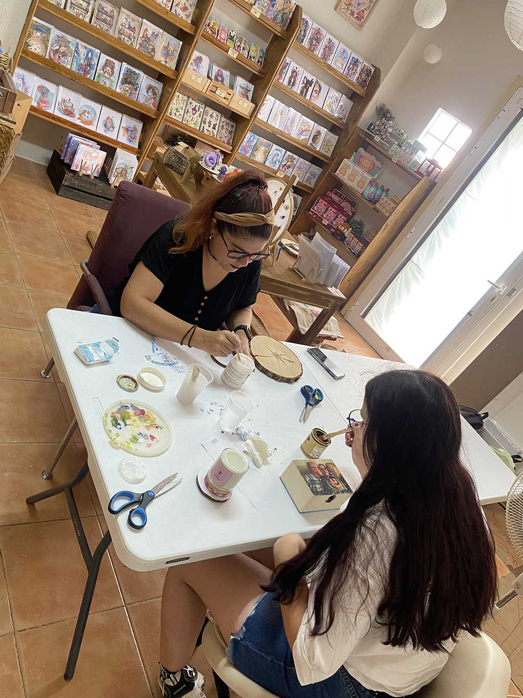 taller CupCanvas transferencia grupo reducido