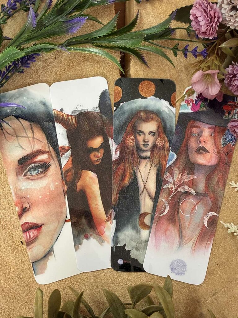 Marcapáginas CupCanvas brujas