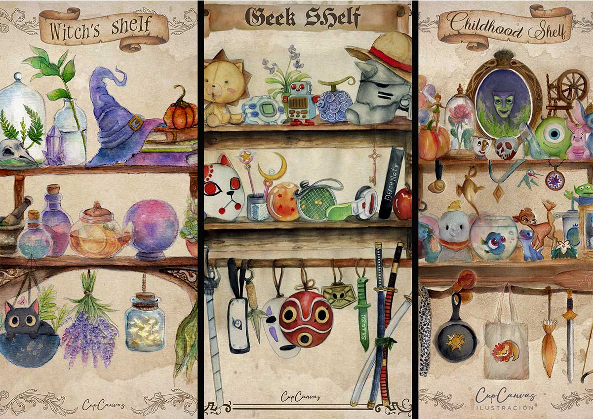 CupCanvas - Colección estanterías