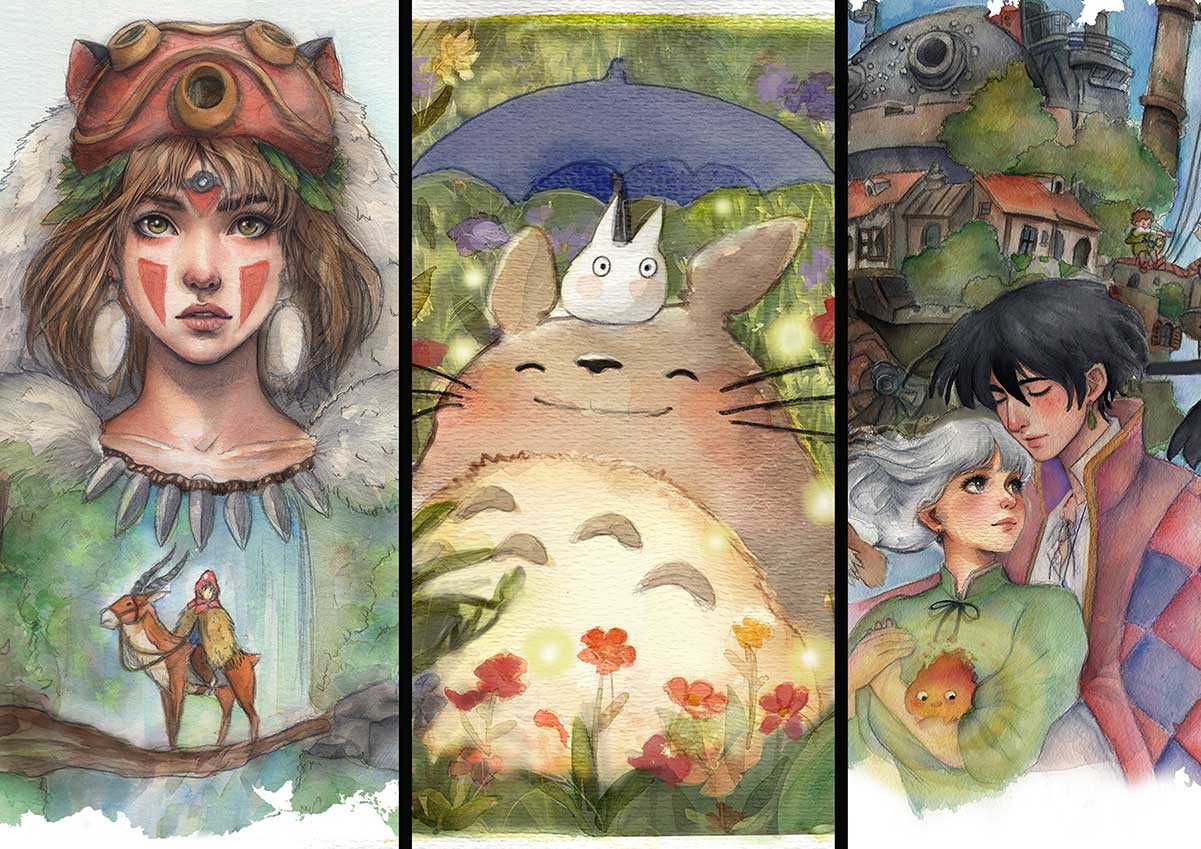 CupCanvas - Colección Studio Ghibli